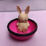 Saját gyártású 3D nyomtatott figura, részletgazdag rétegezett felülettel