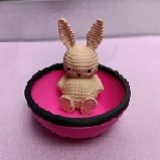 Saját gyártású 3D nyomtatott figura, részletgazdag rétegezett felülettel